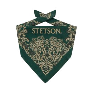 Šátek Bandana Cotton Stetson/zelený