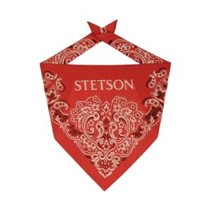 Šátek Bandana Cotton Stetson/červený