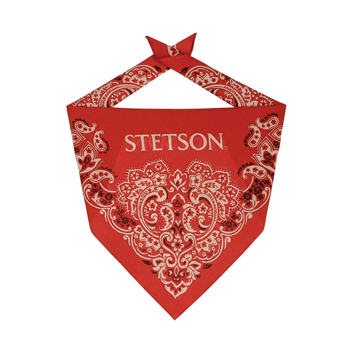 Šátek Bandana Cotton Stetson/červený