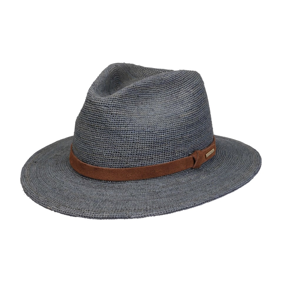 Klobouk Traveller Raffia Crochet Stetson - slamák
